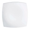 Talerz deserowy biały 19 cm QUADRATO LUMINARC