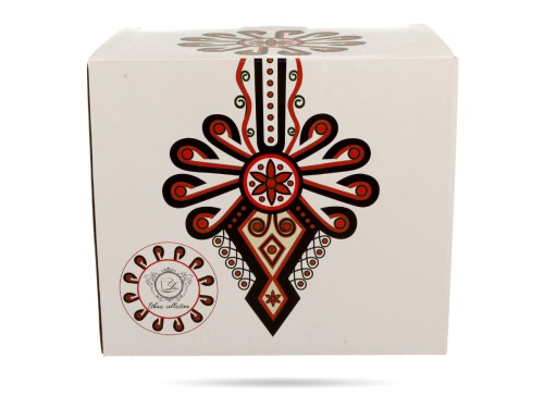Kubek porcelanowy 0,9L Kubas Jumbo XXL PARZENICA DUO