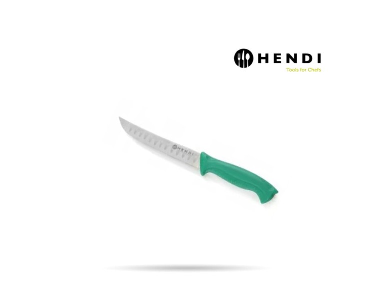 Nóż HACCP uniwersalny 13 cm zielony HENDI