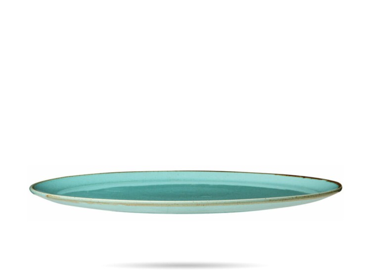 Talerz do pizzy Laguna 28 cm turkus porcelana Seasons PORLAND