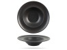 Talerz do pasty risotto Coal 30 cm czarny talerz głęboki porcelana Seasons PORLAND