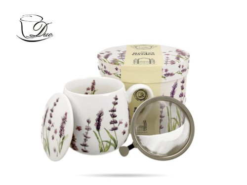 Kubek z zaparzaczem 430 ml Classic Lavender DUO