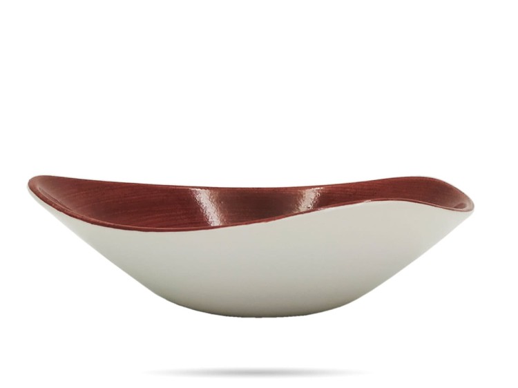 Salaterka trójkąt 23,5 cm Patina Red Stonecast CHURCHILL