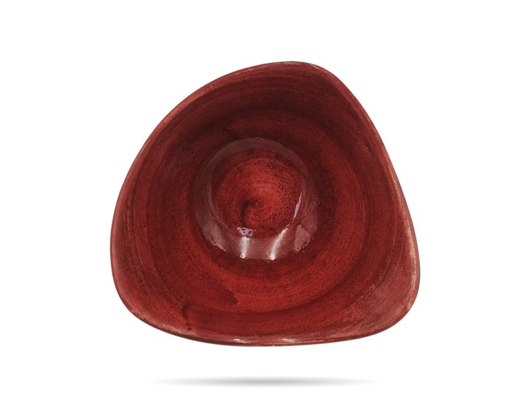 Salaterka trójkąt 15,3 cm Patina Red Stonecast CHURCHILL