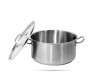 Garnek gastronomiczny niski z pokrywką 18,3L YATO