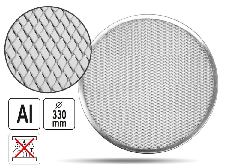 Siatka do pizzy aluminium 23 cm Gastro YATO