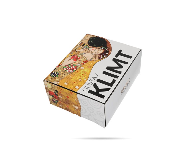 Filiżanka ze spodkiem Klimt Adele espresso 80 ml porcelana prezent CARMANI