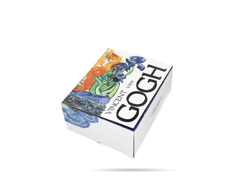 Filiżanka ze spodkiem Van Gogh Gwiaździsta noc espresso 80 ml CARMANI