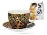 Filiżanka ze spodkiem Klimt Drzewo życia 250 ml porcelana CARMANI