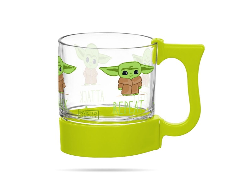 Lunchbox Mandalorian Star Wars szklany zestaw TRIO INVICTUS 1928