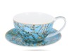 Filiżanka ze spodkiem 360 ml Van Gogh Migdał porcelana CARMANI