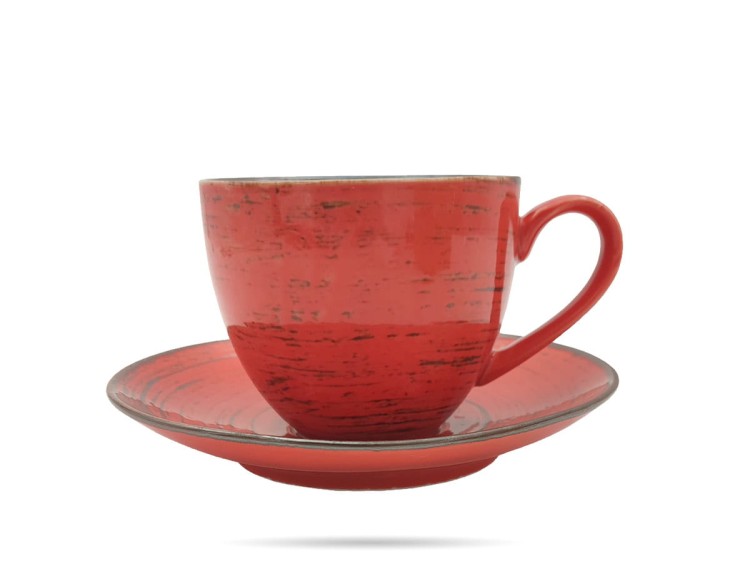Filiżanka 300 ml Nostalgia Red Alumina BOGUCICE