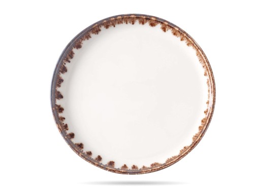 Talerz obiadowy Vanilla 26 cm talerz płytki kremowy porcelana FINE DINE