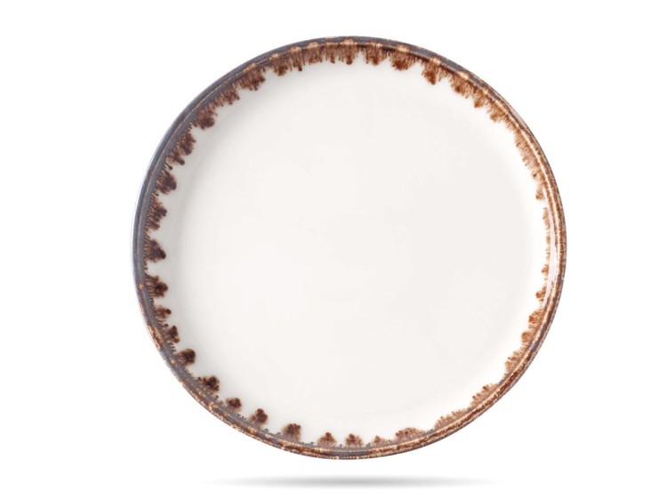 Talerz obiadowy Vanilla 26 cm talerz płytki kremowy porcelana FINE DINE