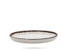 Talerz z wysokim rantem Vanilla 26,5 cm kremowy porcelana FINE DINE