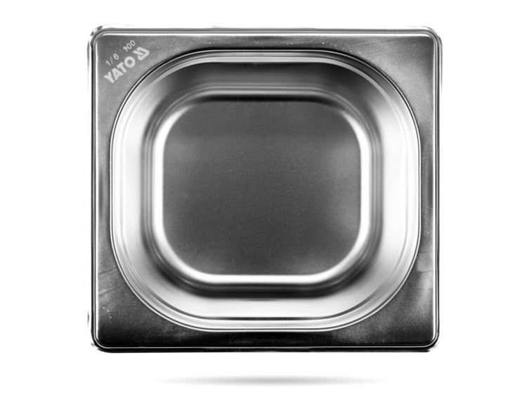 Pojemnik gastronomiczny GN 1/6 wys. 10 cm stal nierdzewna YATO