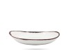 Talerz głęboki prezentacyjny Vanilla 27 x 24 cm kremowy porcelana FINE DINE