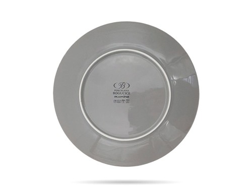 Talerz płytki 28 cm Nostalgia Popiel Alumina PORCELANA BOGUCICE