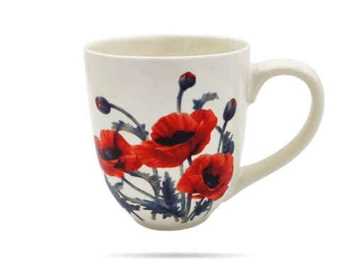 Kubek porcelanowy 1 L Kubas Maki Poppies DUO