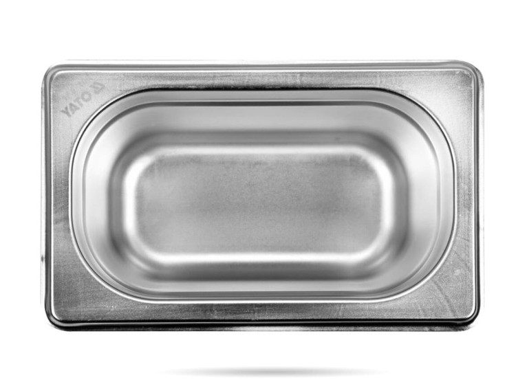 Pojemnik gastronomiczny GN 1/9 wys. 10 cm stal nierdzewna YATO