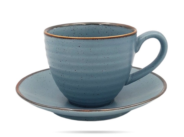 Filiżanka ze spodkiem Circus Blue BOGUCICE