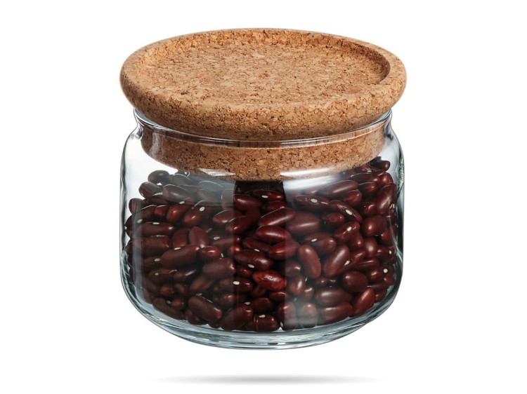 Słoik na żywność z pokrywą korkową 0,5 L LUMINARC