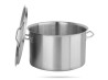 Garnek gastronomiczny z pokrywą 32 L 40x26 cm YATO