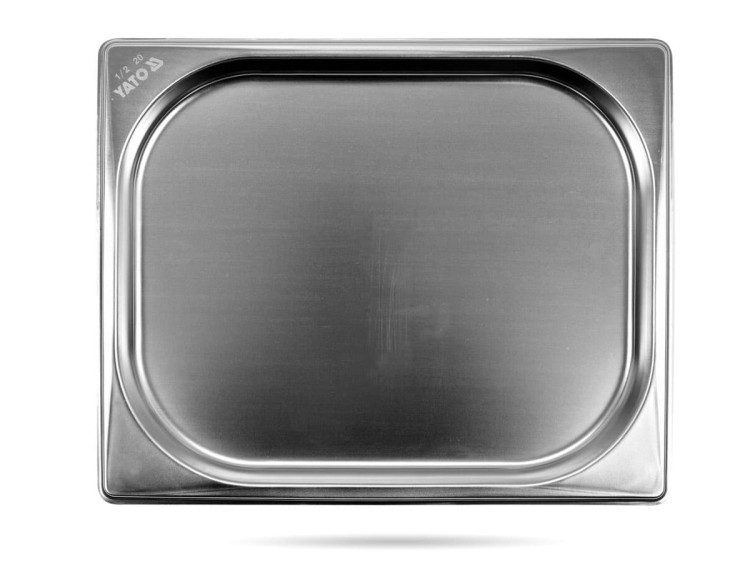 Pojemnik gastronomiczny GN 1/2 wys. 2 cm stal nierdzewna YATO