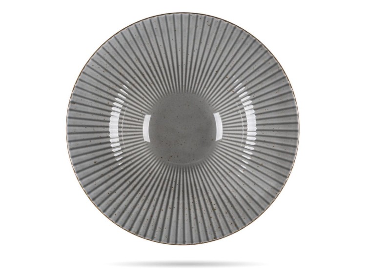 Talerz do pasty 30 cm szary DAISY LUBIANA