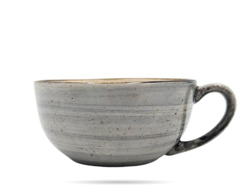 Filiżanka Jumbo 300 ml Rustic Szary KERA CERAMIKA