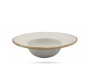 Talerz do pasty 23 cm Rustic Krem KERA CERAMIKA