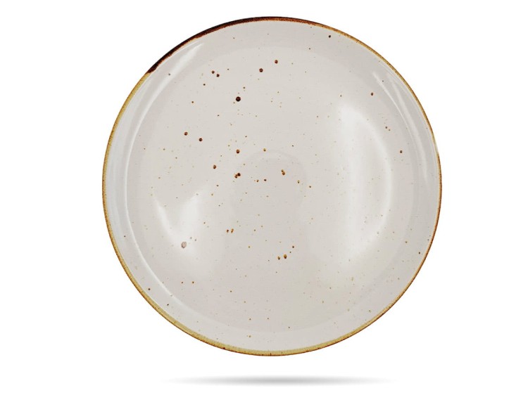 Talerz do pizzy 33 cm Rustic Krem KERA CERAMIKA
