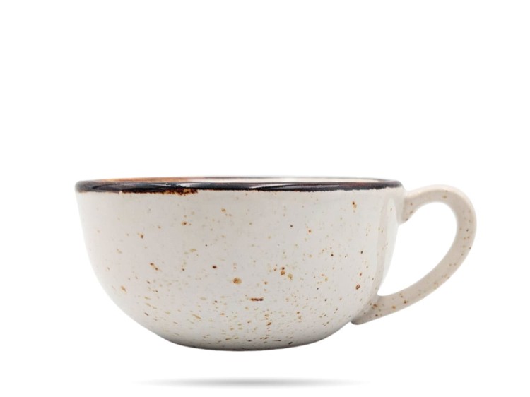 Filiżanka Jumbo 300 ml Rustic Krem KERA CERAMIKA