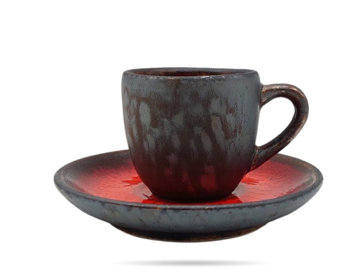 Filiżanka espresso 100 ml Rubin filiżanka ze spodkiem  KERA CERAMIKA