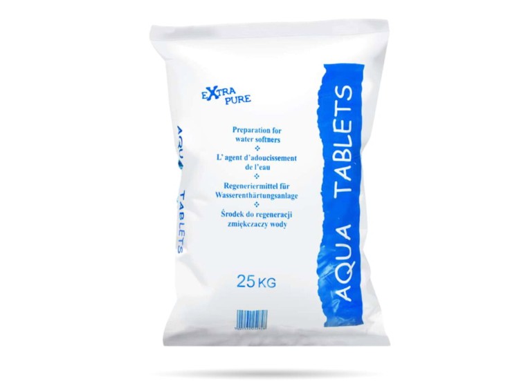 Tabletki do zmiękczania wody 25 kg AQUA TABLETS