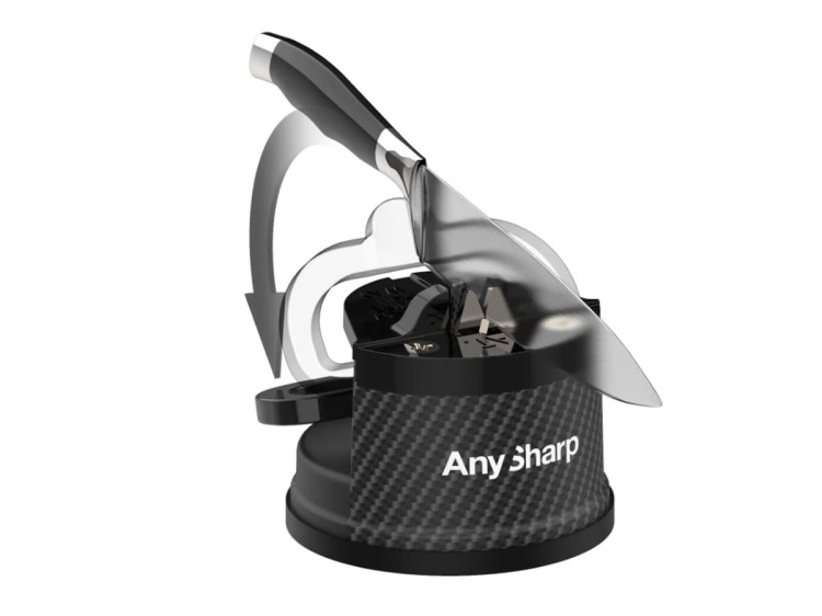 Uniwersalna ostrzałka do noży z przyssawką Carbon Fibre Classic ANYSHARP