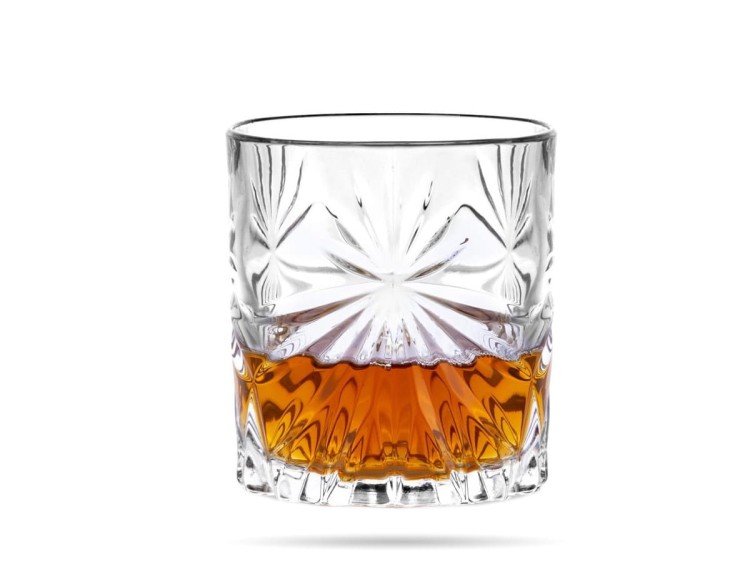 2 x Szklanka do whisky Fiore Tuba 320 ml szkło kryształowe prezent BOHEMIA
