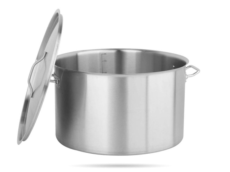 Garnek gastronomiczny 58 L 50 x 30 cm niski stal YATO GASTRO