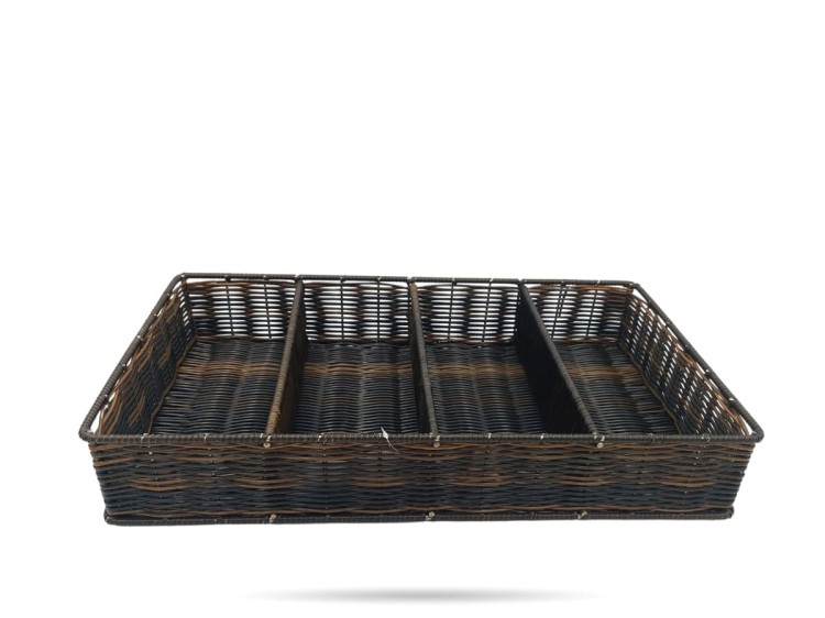 Duży koszyk na sztućce GN 1/1 polipropylen 53 x 32 cm APS