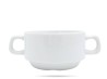 Bulionówka biała 300 ml z uchwytami sztaplowana PORCELANA BOGUCICE