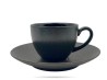 Filiżanka ze spodkiem 200 ml Terrea Black Alumina PORCELANA BOGUCICE