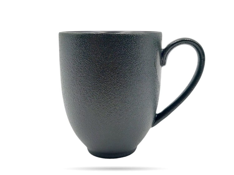 Kubek do kawy herbaty 400 ml Terrea Black Alumina PORCELANA BOGUCICE