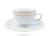 Filiżanki ze spodkami 200 ml 2 szt Oxia prezent PORCELANA BOGUCICE