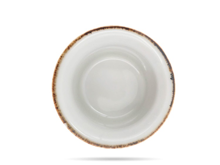 Dipówka kokilka 6 cm miseczka Cottage White Alumina PORCELANA BOGUCICE