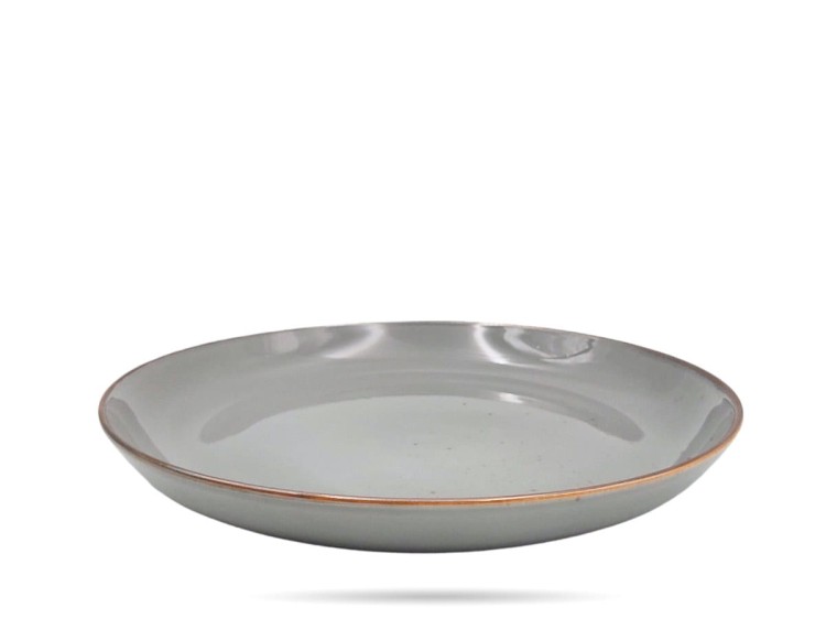 Talerz obiadowy płytki 27 cm Rustic Gray szary Alumina PORCELANA BOGUCICE