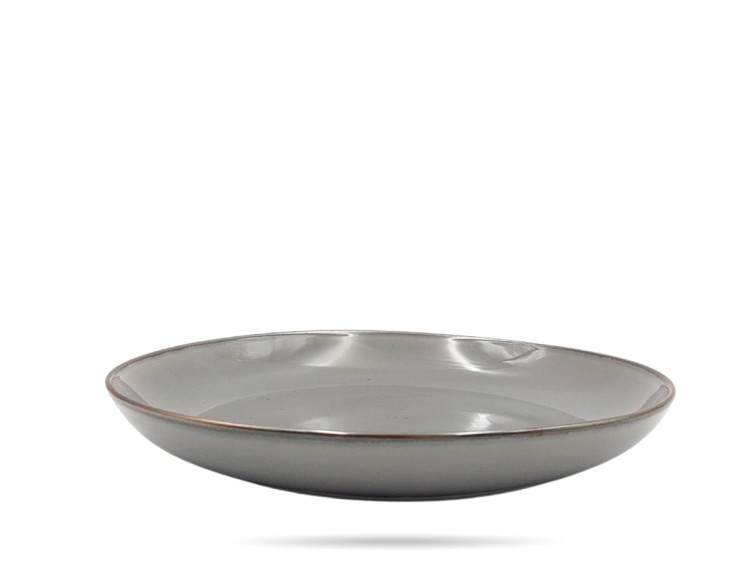 Talerz deserowy 22 cm Rustic Gray szary Alumina PORCELANA BOGUCICE