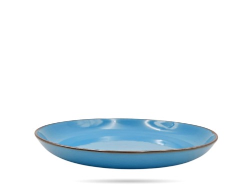 Talerz deserowy 22 cm Rustic Blue niebieski Alumina PORCELANA BOGUCICE