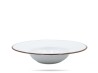 Talerz głęboki pasta 27,5 cm Rustic Snow biały Alumina PORCELANA BOGUCICE