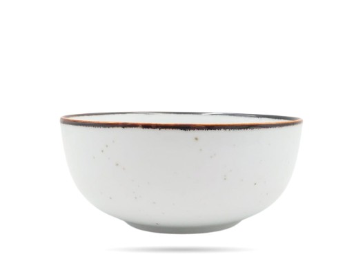 Salaterka 16 cm Rustic Snow biała Alumina PORCELANA BOGUCICE