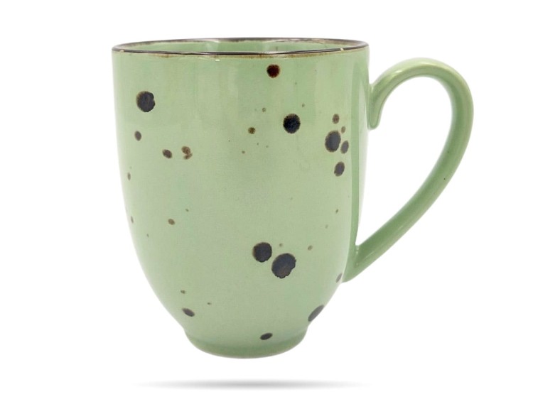 Kubek porcelana 400 ml zielony Cottage Green Alumina PORCELANA BOGUCICE